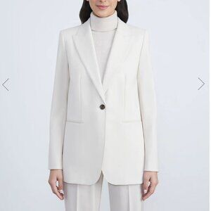 NWT Lafayette 148 New York Elegant Bisque Blazer